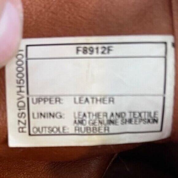 UGG Cosima Studded Brown Leather Heeled Mid-Calf Platform Boots Zip Closure 9.5 - Picture 13 of 13